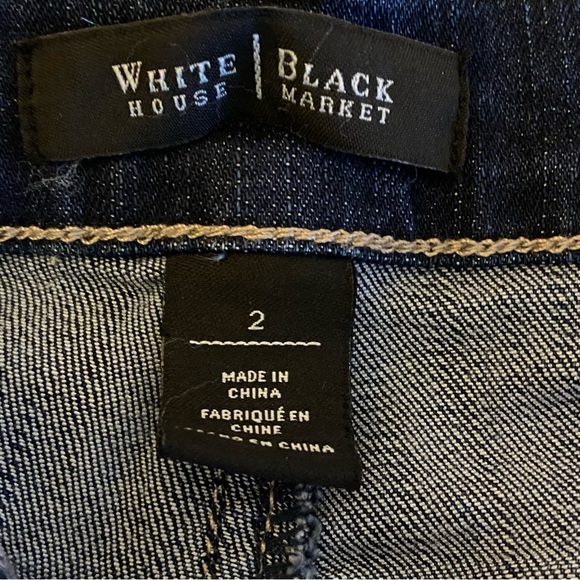 White House Black Market Saint Honore Distressed Girlfriend Jean - Picture 12 of 13